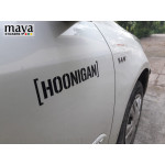 Hoonigan logo stickers for cars and bikes ( Pair of 2 )